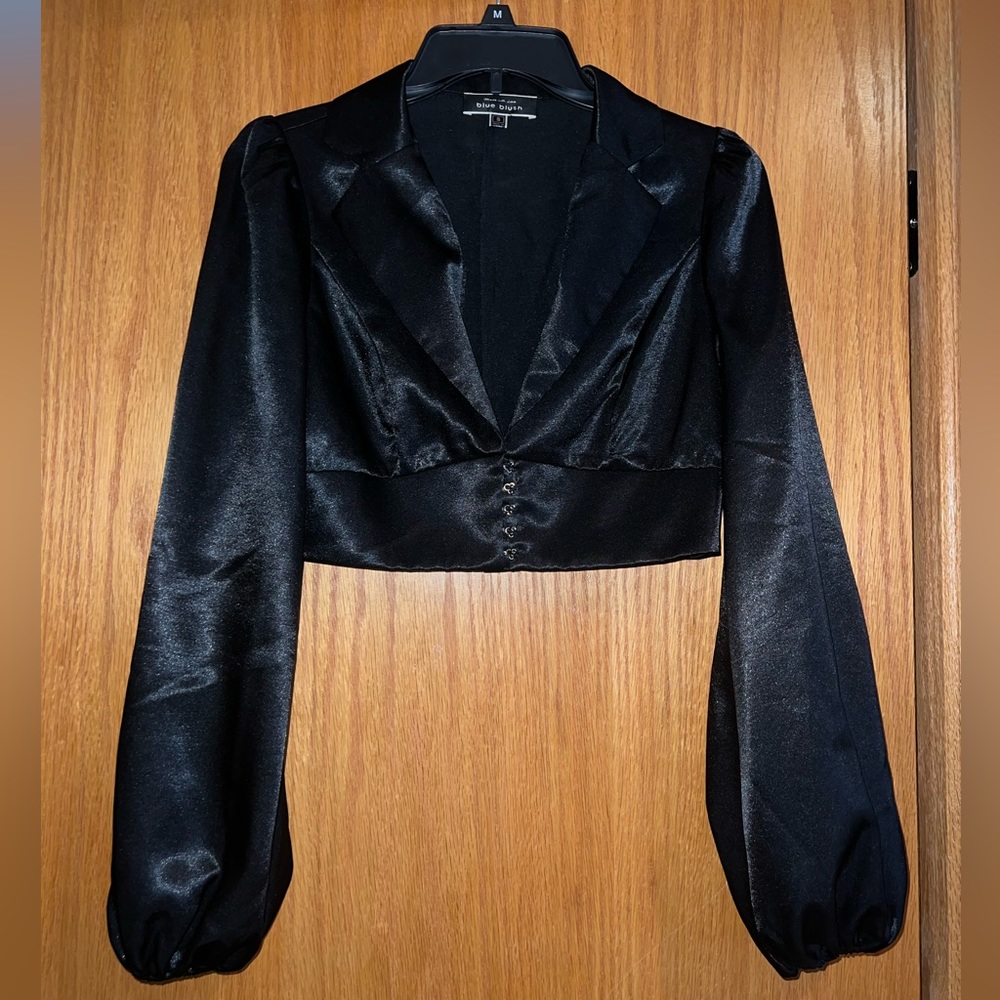 Satin Crop Top